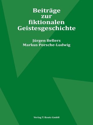 cover image of Beiträge zur fiktionalen Geistesgeschichte